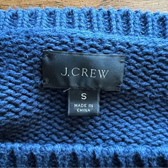 J. Crew Cotton Cable Knit Anchor Sweater - Picture 4 of 4